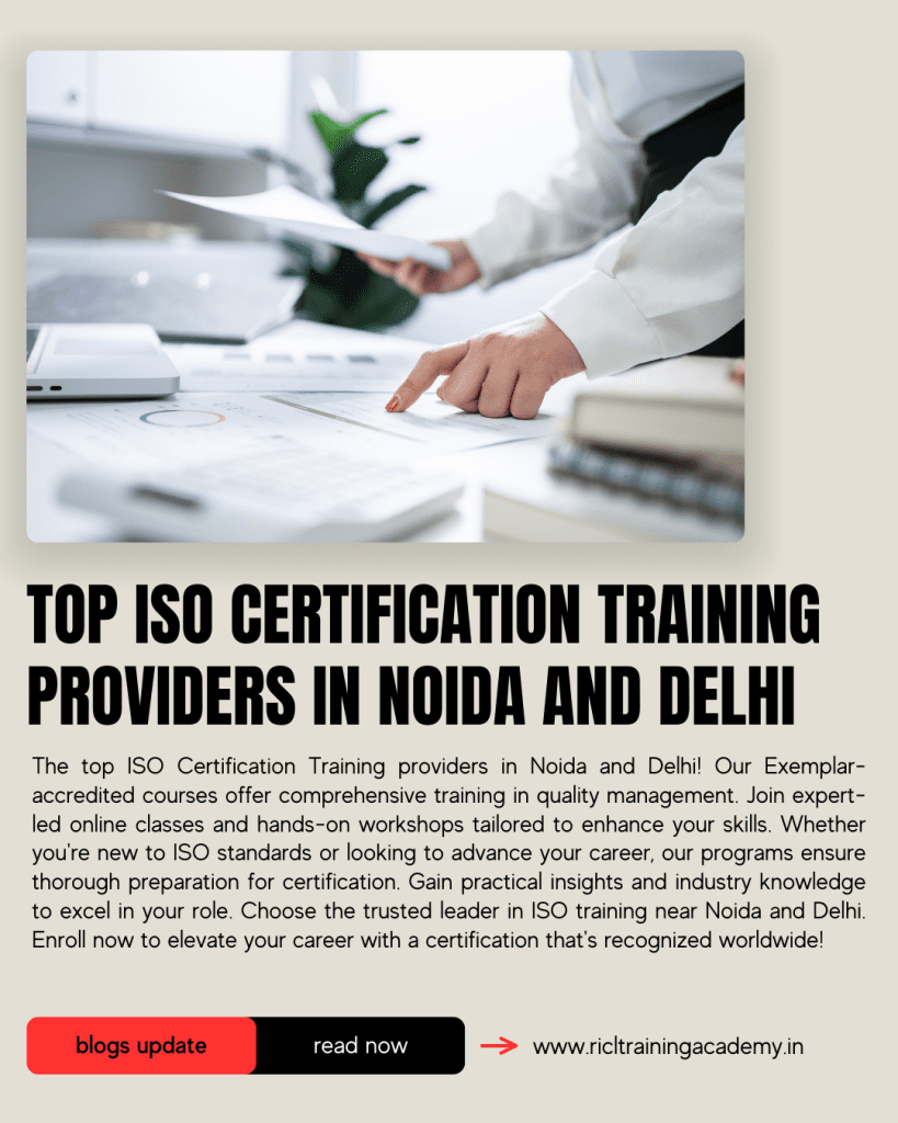 Image of a professional training session with participants from Noida and Delhi showcasing ISO certification training RTA RICLTrainingAcademy RR