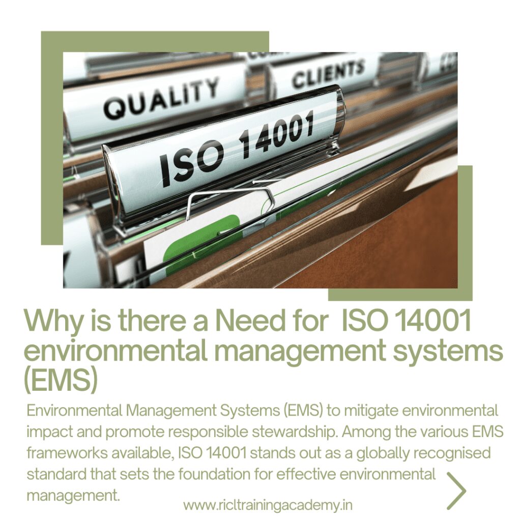 ISO Environmental Management System EMS RTA RICLTrainingAcademy RR