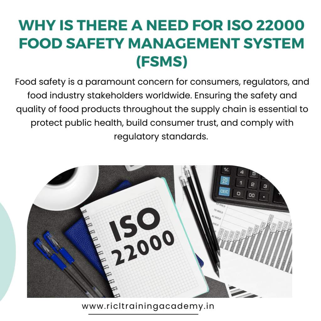 ISO Food Safety Management System FSMS RTA RICLTrainingAcademy RR
