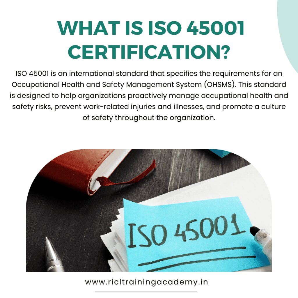 ISO Certification RTA RICLTrainingAcademy RR