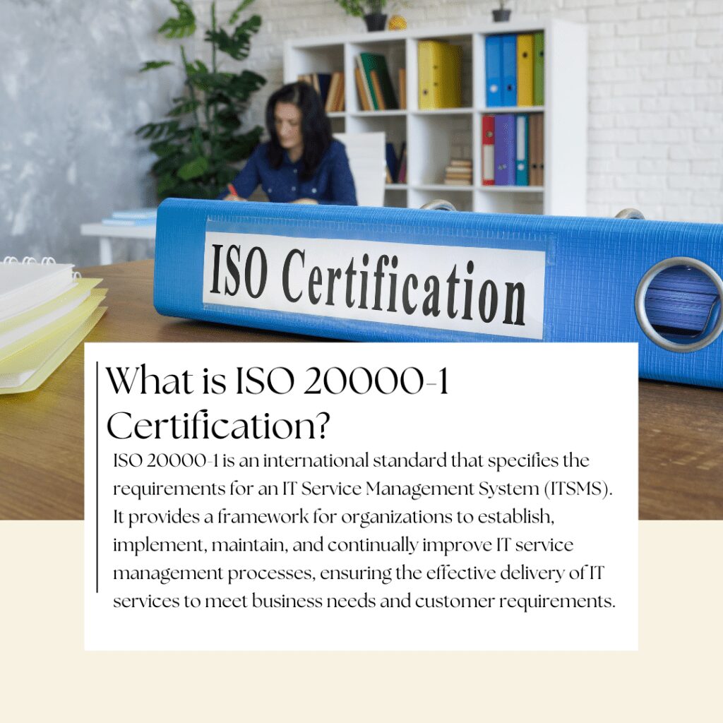 Illustration depicting IT service management processes related to ISO certification RTA RICLTrainingAcademy RR