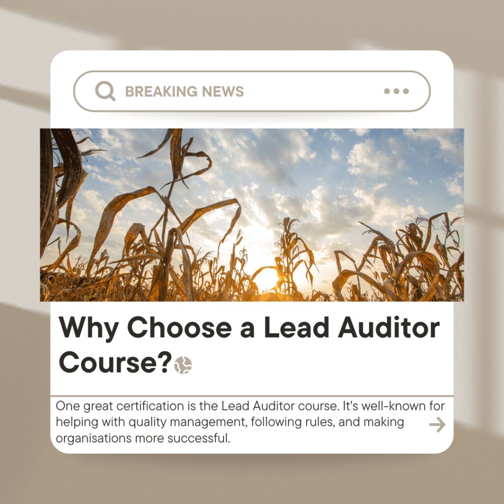 Why Choose a Lead Auditor Course RTA RICLTrainingAcademy RR RICL Training Academy RICL Training Academy A Lead Auditor Course RTA RICLTrainingAcademy RR