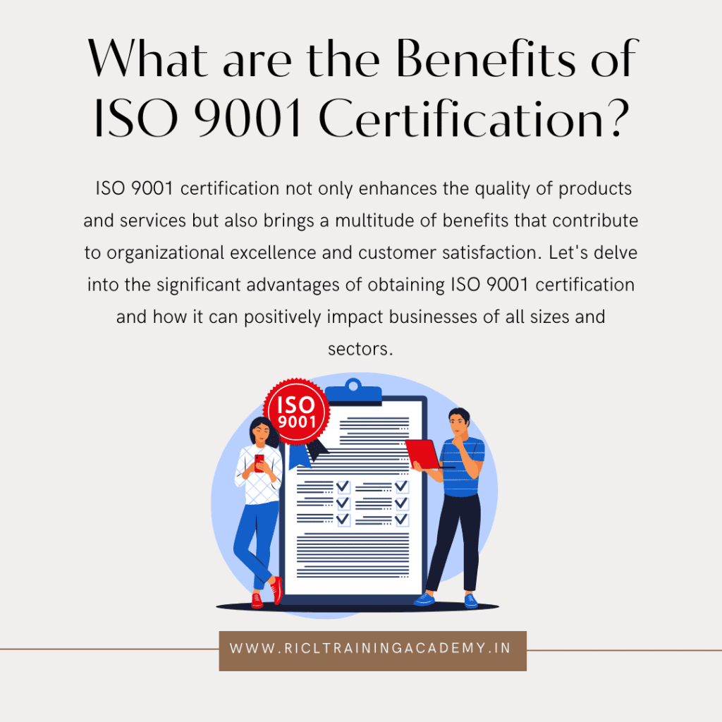 Illustration depicting a quality management system related to ISO certification RTA RICLTrainingAcademy RR
