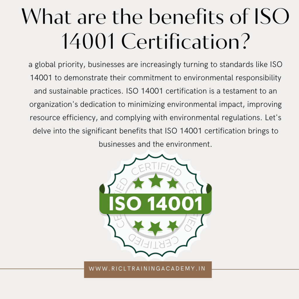 The Benefits of ISO Certification RTA RICLTrainingAcademy RR