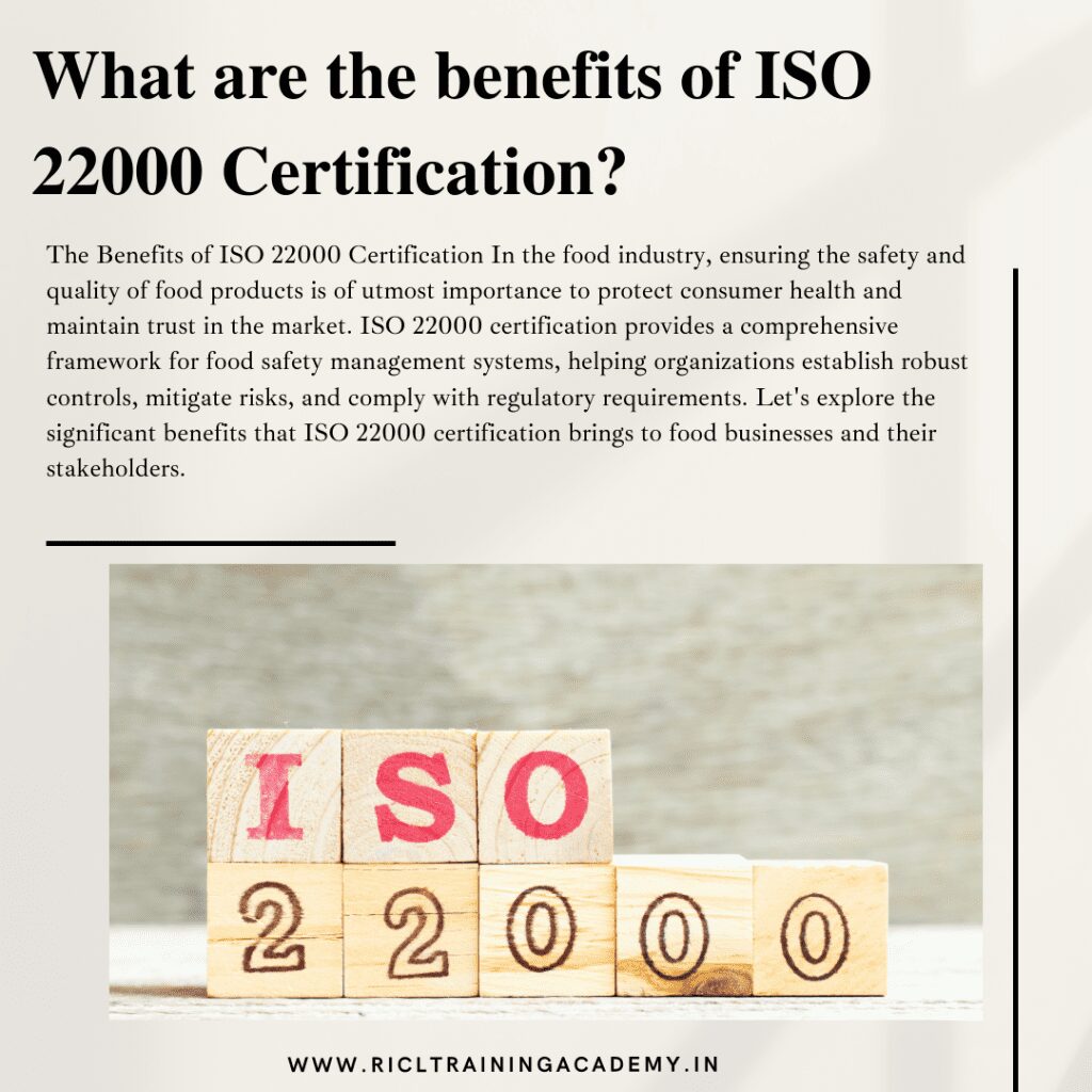 Benefits of ISO Certification RTA RICLTrainingAcademy RR