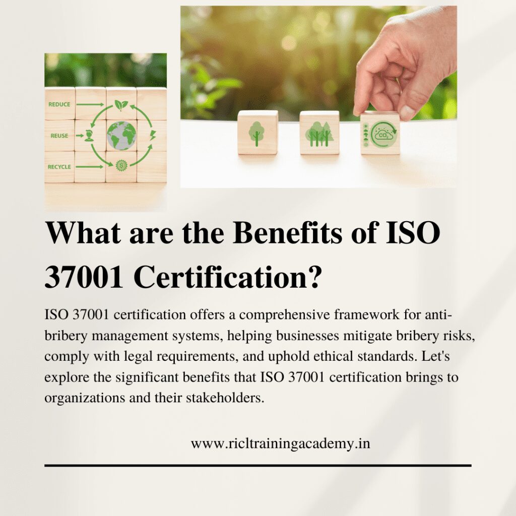 Illustration depicting anti bribery management related to ISO certification RTA RICLTrainingAcademy RR