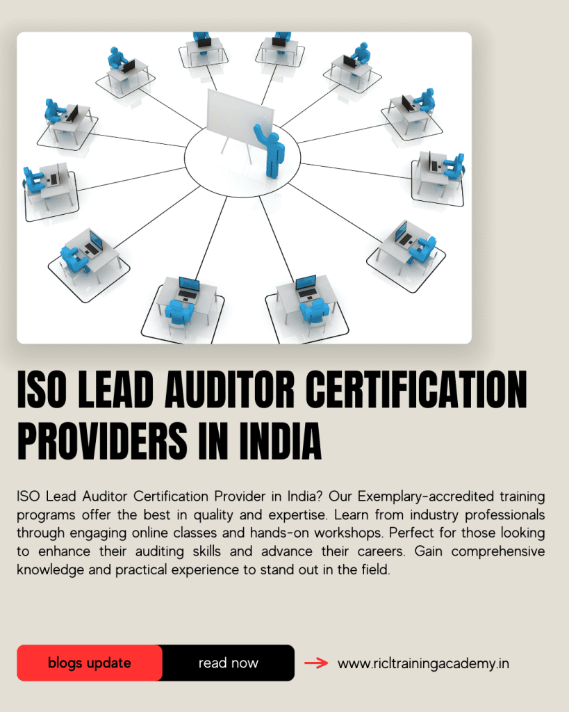 Image of professionals in a classroom setting attending an ISO Lead Auditor certification training session RTA RICLTrainingAcademy RR