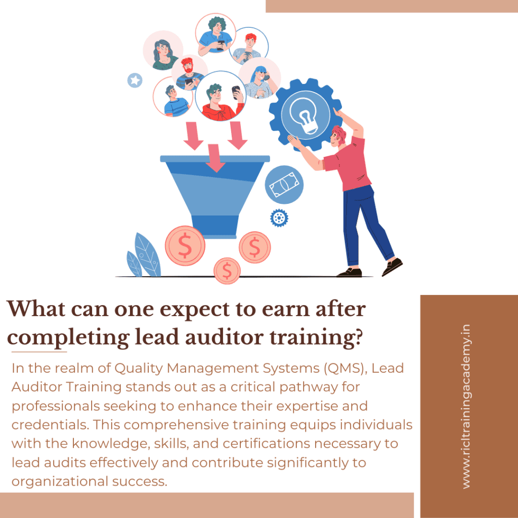 Illustration depicting a career progression related to lead auditor training RTA RICLTrainingAcademy RR