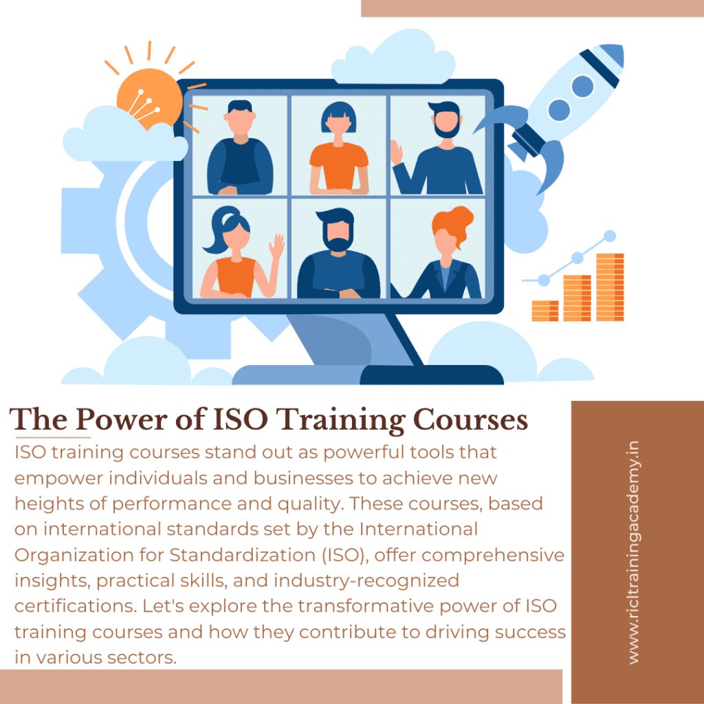 Illustration depicting professionals participating in ISO training courses RTA RICLTrainingAcademy RR
