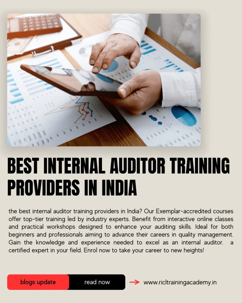Image of professionals in a training room attending a session on internal auditing showcasing top training providers in India RTA RICLTrainingAcademy RR