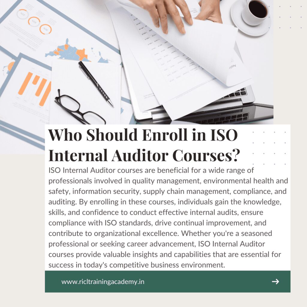 ISO Internal Auditor Courses RTA RICLTrainingAcademy RR
