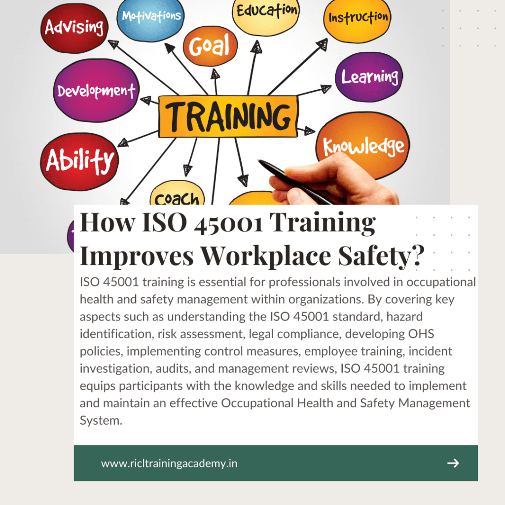 ISO Training Improves Workplace Safety RTA RICLTrainingAcademy RR