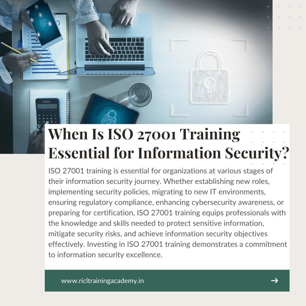 ISO Training Essential for Information Security RTA RICLTrainingAcademy RR