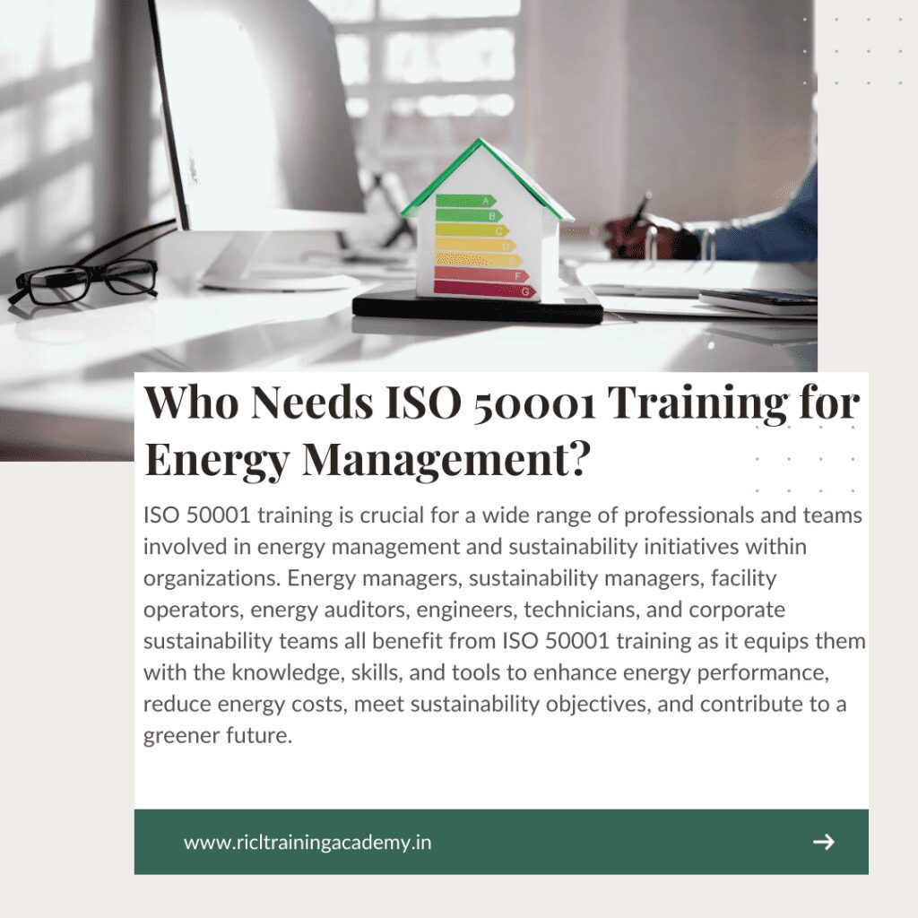 ISO Training for Energy Management RTA RICLTrainingAcademy RR