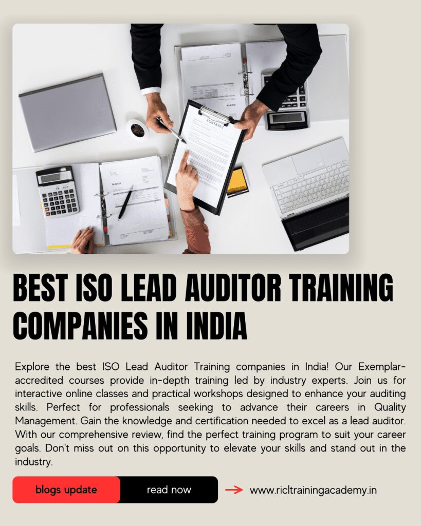 Image of a professional training session for ISO Lead Auditors featuring participants and instructors RTA RICLTrainingAcademy RR