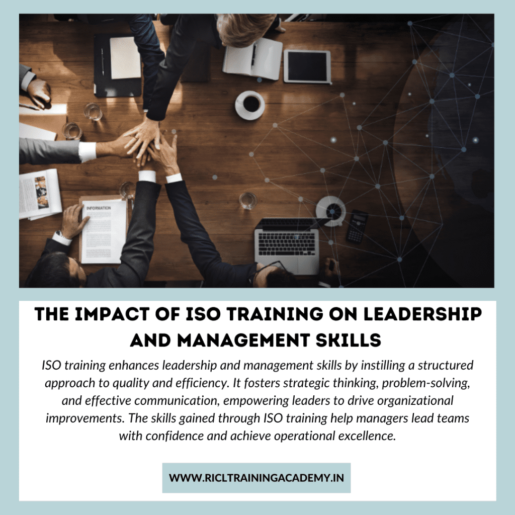 Professional attending ISO training and developing leadership and management skills through interactive sessions RTA RICLTrainingAcademy RR