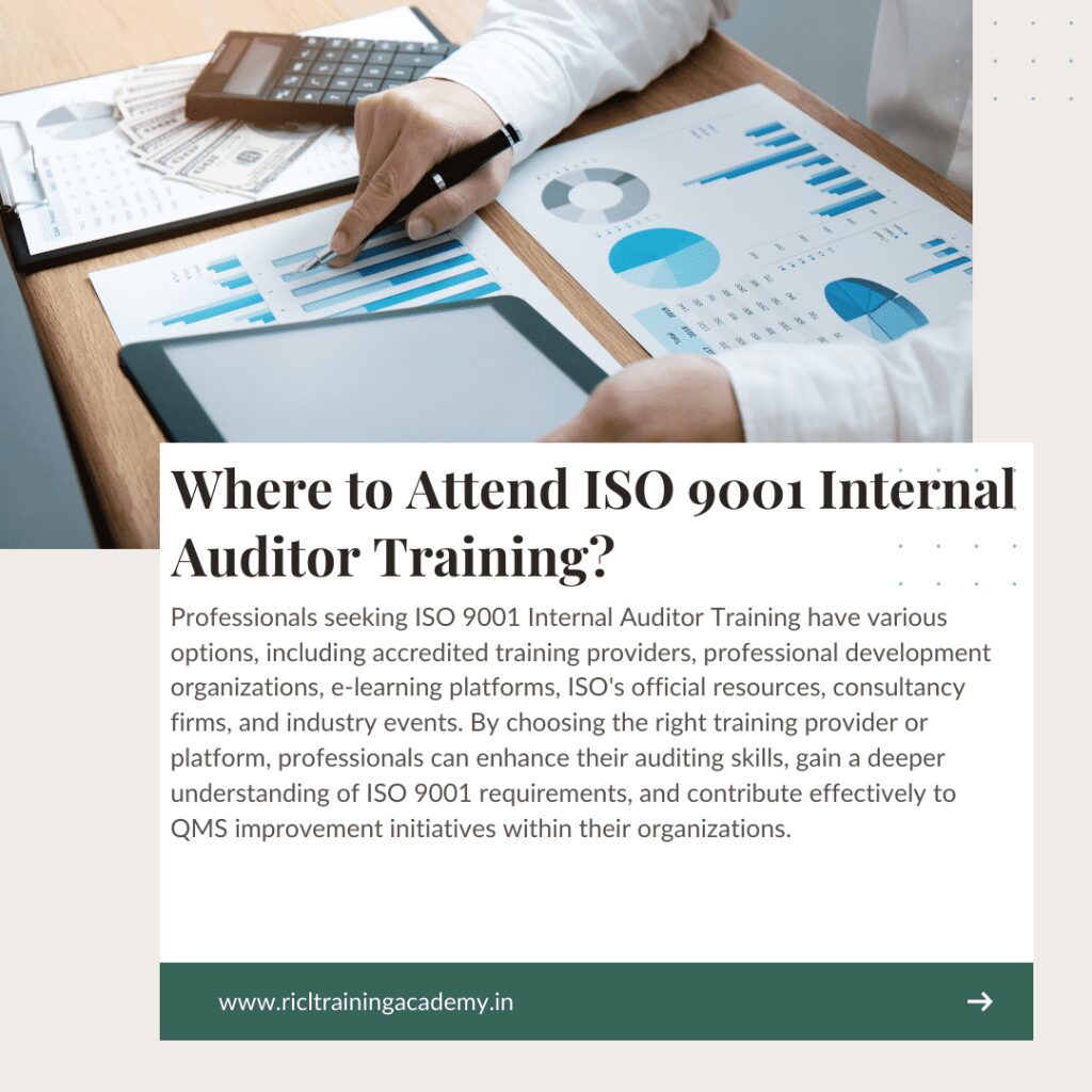 ISO Internal Auditor Training RTA RICLTrainingAcademy RR