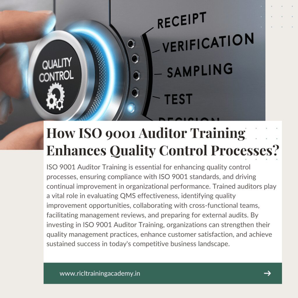 ISO Auditor Training RTA RICLTrainingAcademy RR