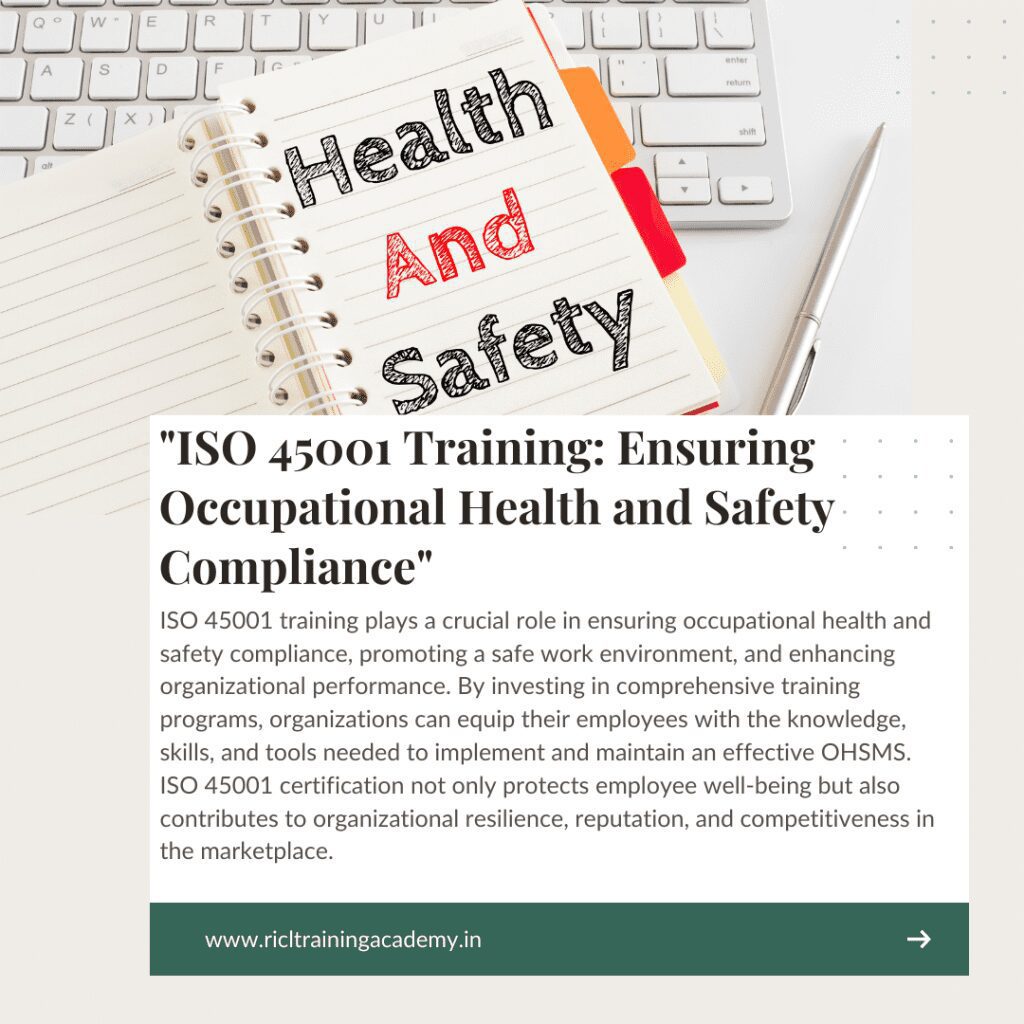 Participants in ISO Training Ensuring Occupational Health and Safety Compliance RTA RICLTrainingAcademy RR