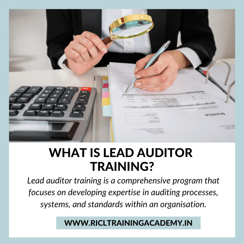 Mastering Auditing Skills Lead Auditor Training Overview RTA RICLTrainingAcademy RR