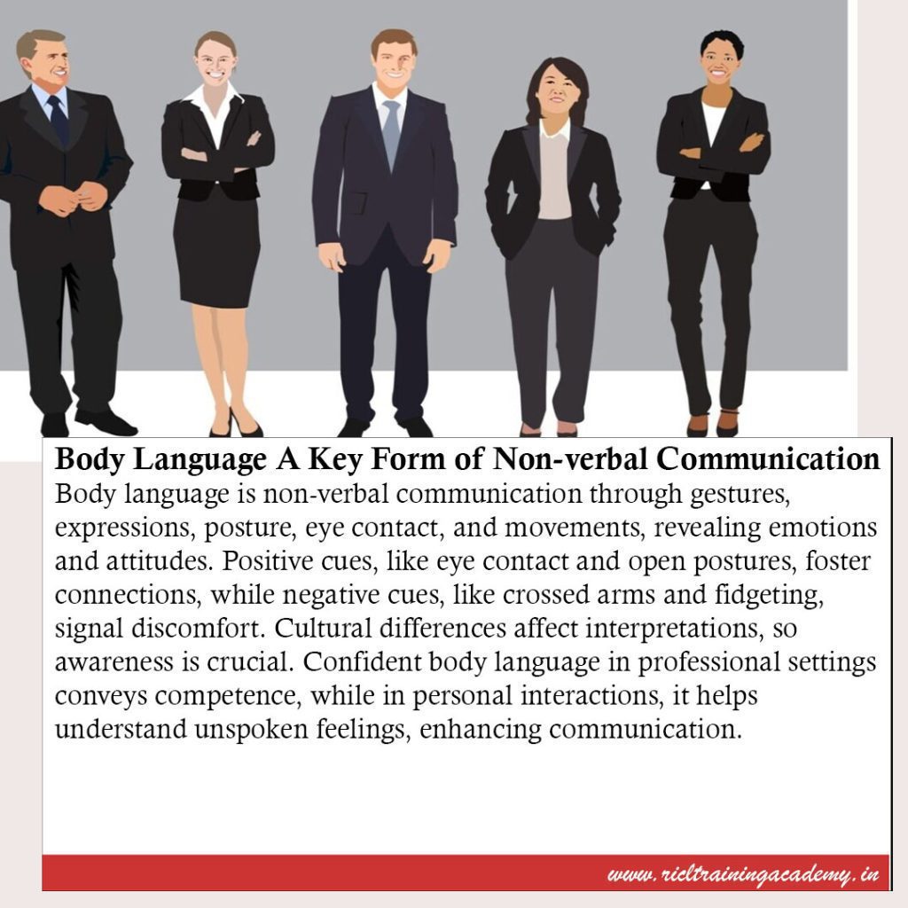 The Role of Body Language in Non Verbal Communication RTA RR
