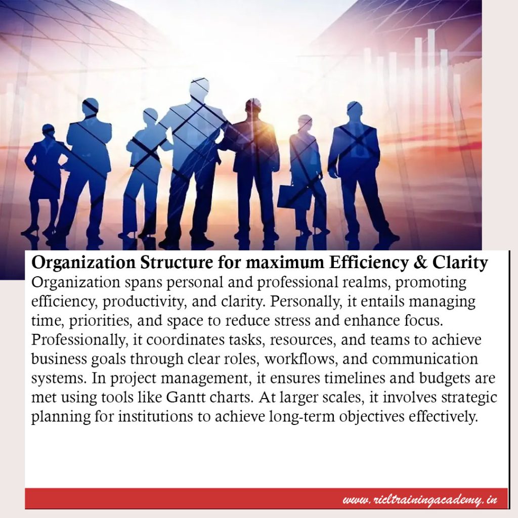 Effective Organization Structure Key to Achieving Efficiency and Clarity RTA RICLTrainingAcademy RR