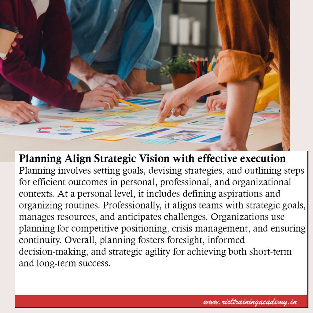 Planning for Success Aligning Strategic Goals with Effective Execution RTA RICLTrainingAcademy RR