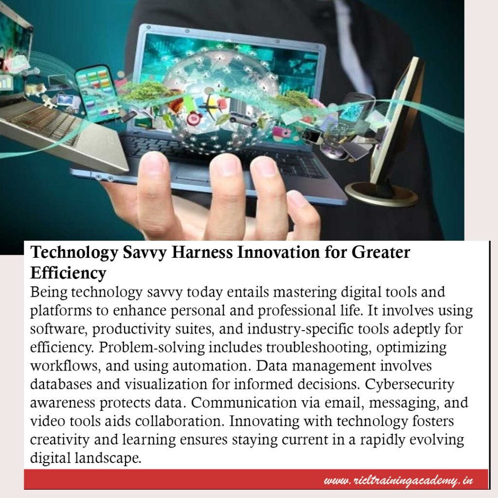 Being Technology Savvy Key to Using Innovation for Greater Efficiency RTA RICLTrainingAcademy RR