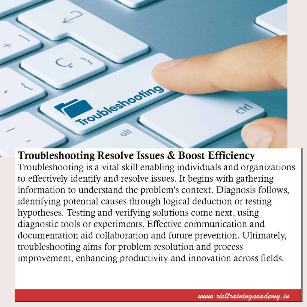Troubleshooting Key Strategies for Resolving Issues and Boosting Efficiency RTA RICLTrainingAcademy RR