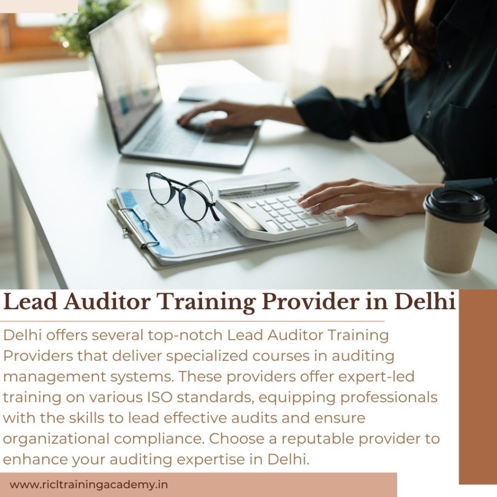 Lead Auditor Training Provider in Delhi RTA RICLTrainingAcademy RR