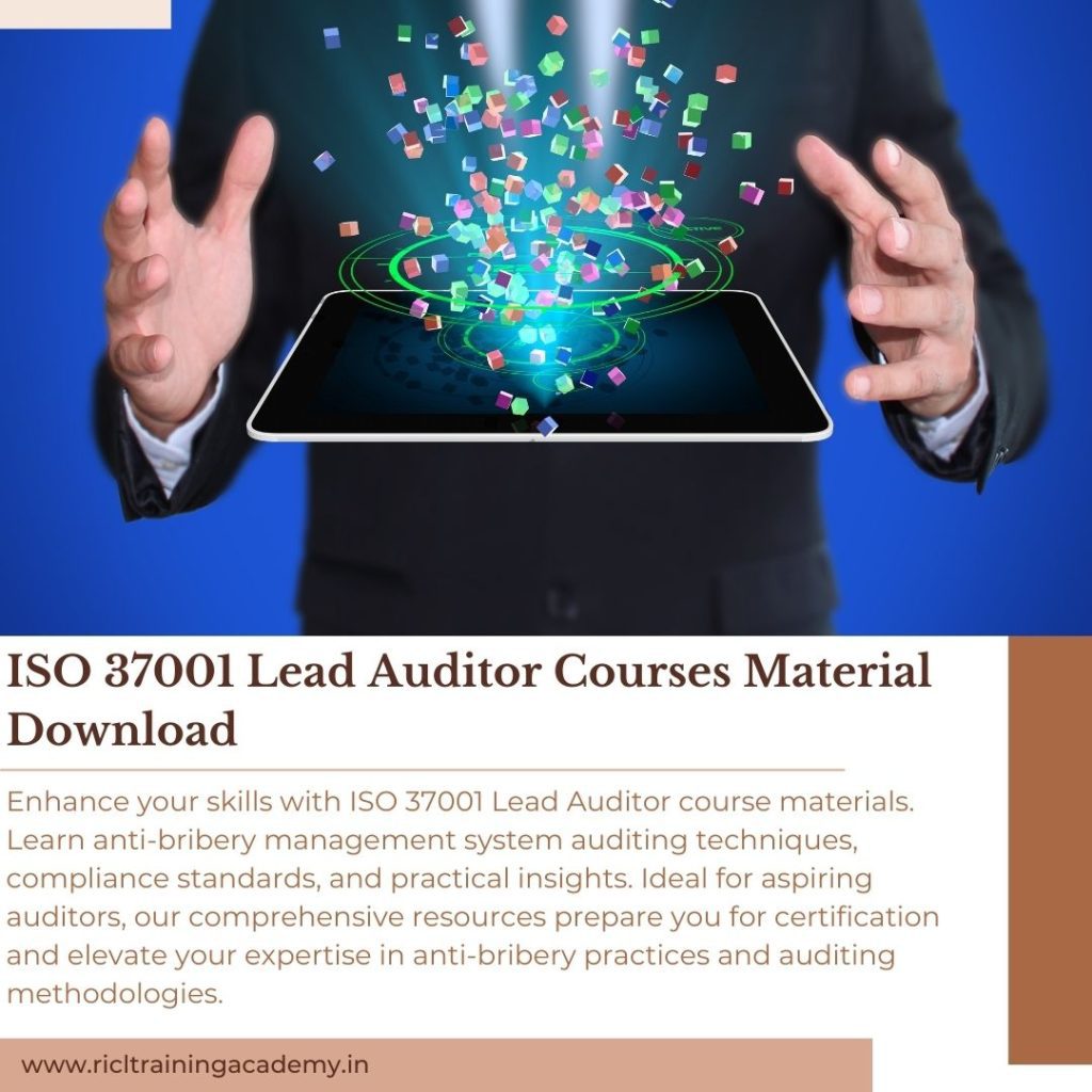 Download ISO Lead Auditor Course Material RTA RICLTrainingAcademy RR