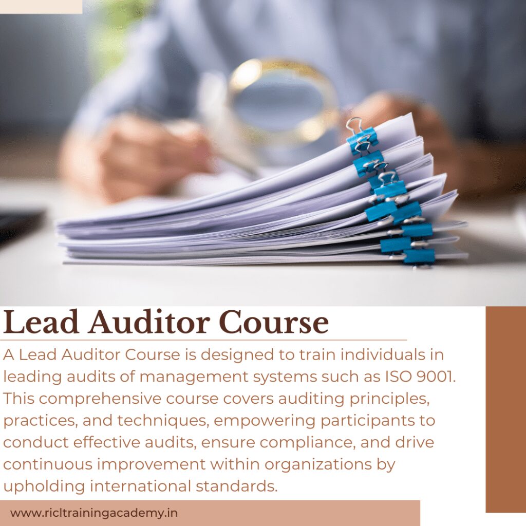 Lead Auditor Course Overview RTA RICLTrainingAcademy RR
