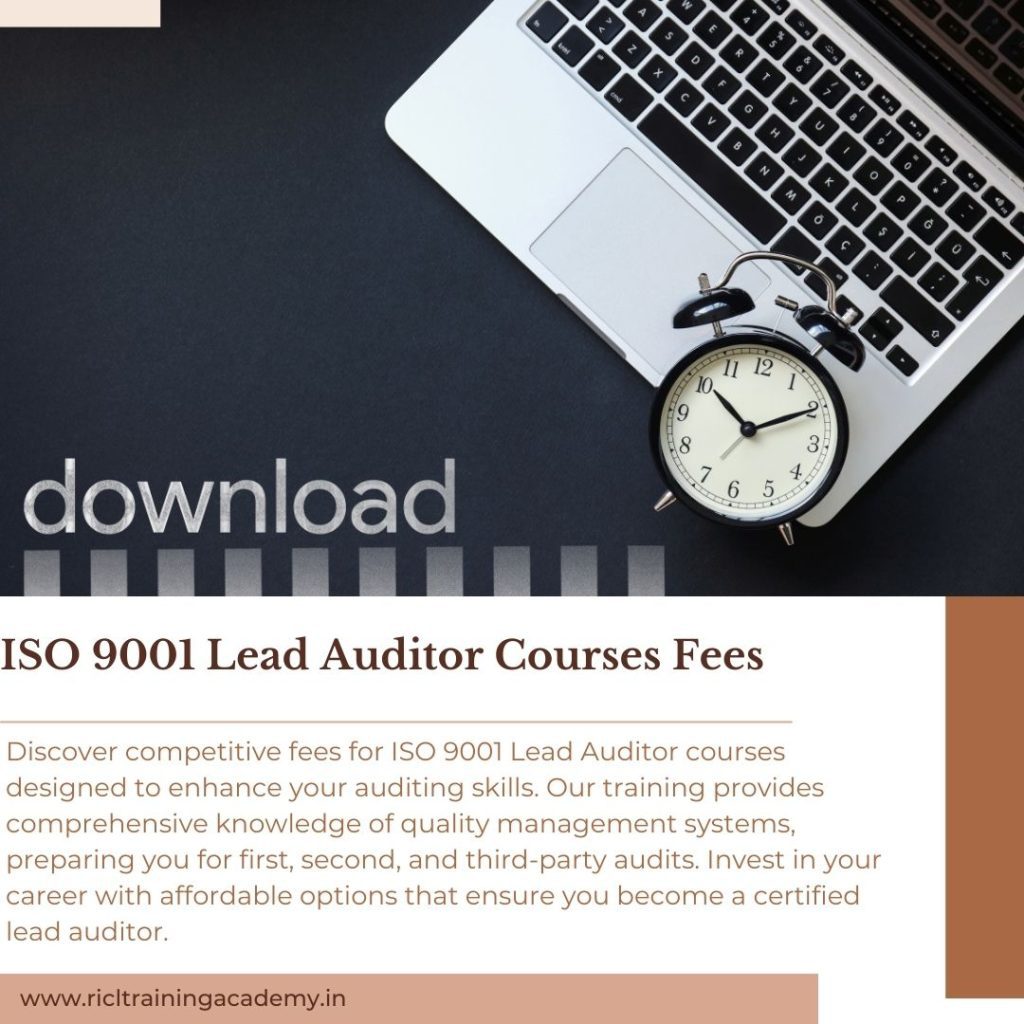 ISO Lead Auditor Course Pricing Details RTA RICLTrainingAcademy RR