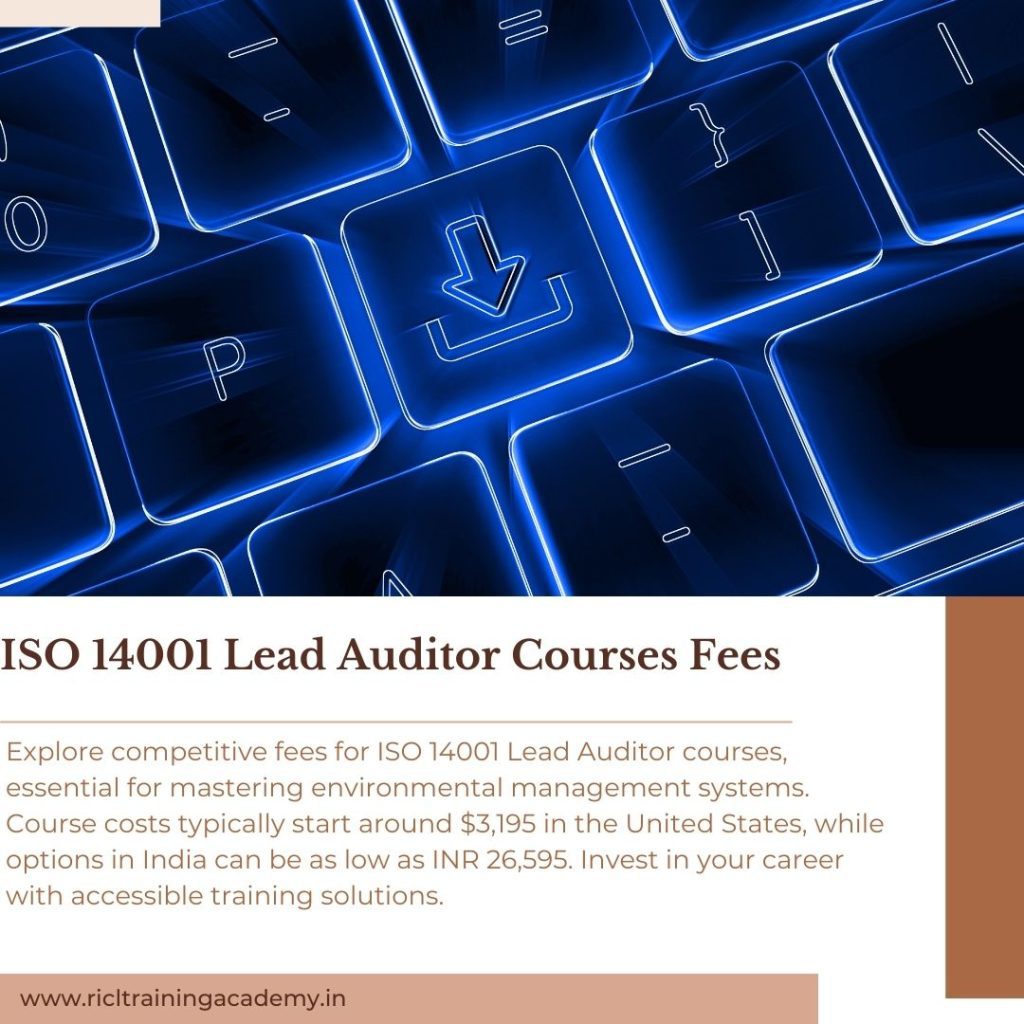 ISO Lead Auditor Course Fees Detailed Information RTA RICLTrainingAcademy RR
