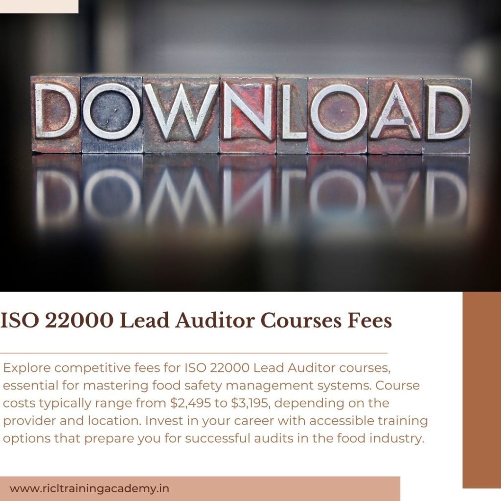 ISO Lead Auditor Training Costs Comprehensive Overview RTA RICLTrainingAcademy RR