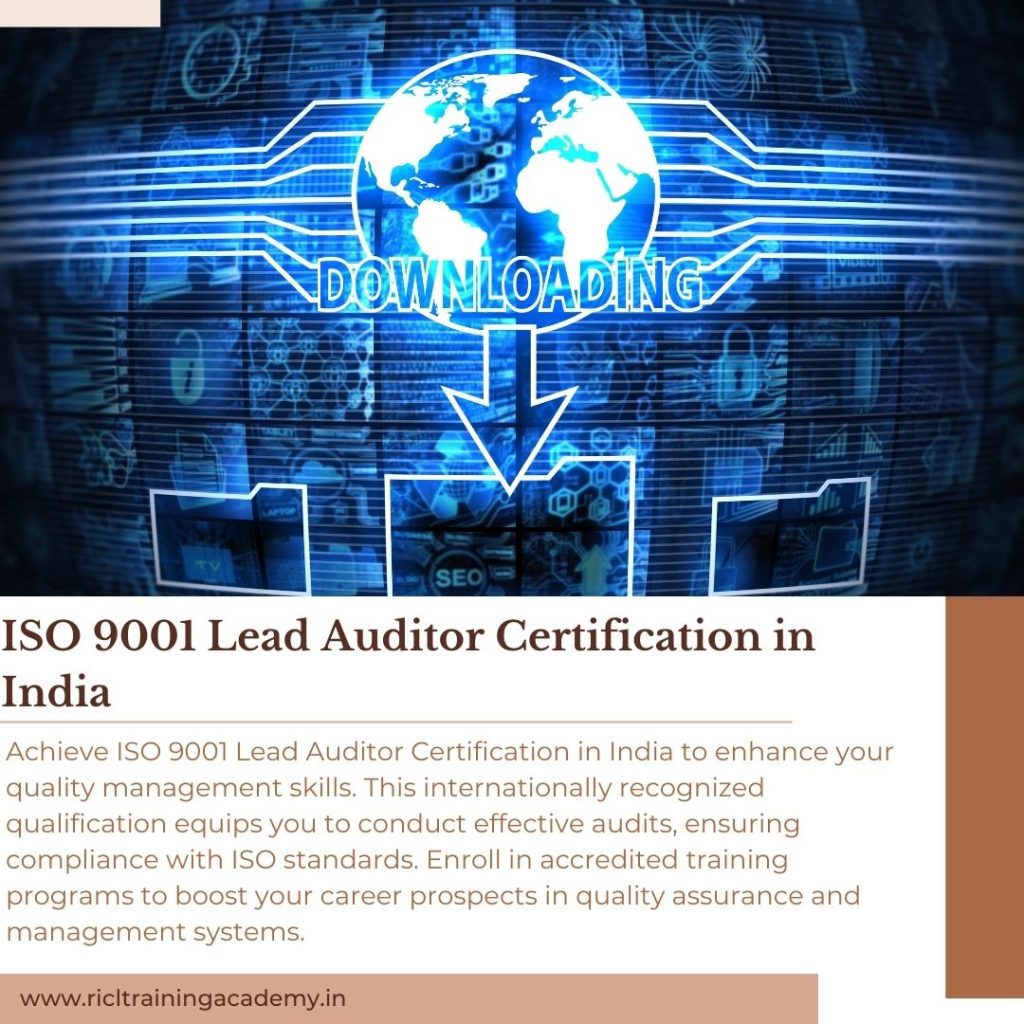 Achieve ISO Lead Auditor Certification in India RTA RICLTrainingAcademy RR
